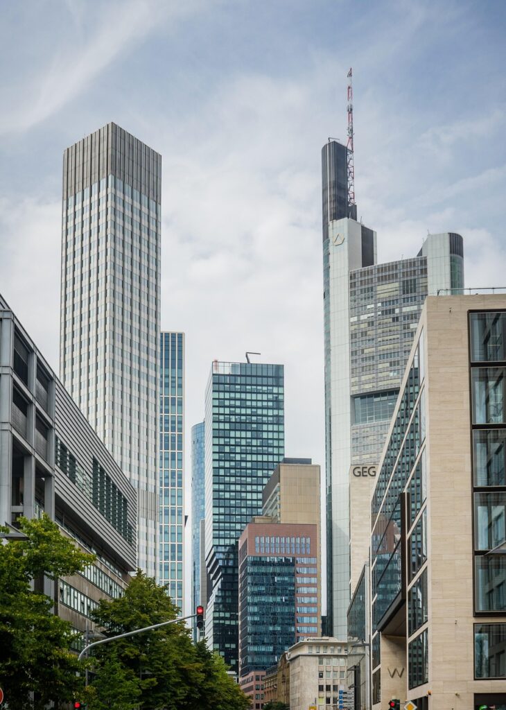 germany, city, skyscrapers, frankfurt, frankfurt am main, skyline, urban, europe, buildings, road, financial center, finance, city, city, city, city, city, frankfurt, finance, finance, finance, finance
